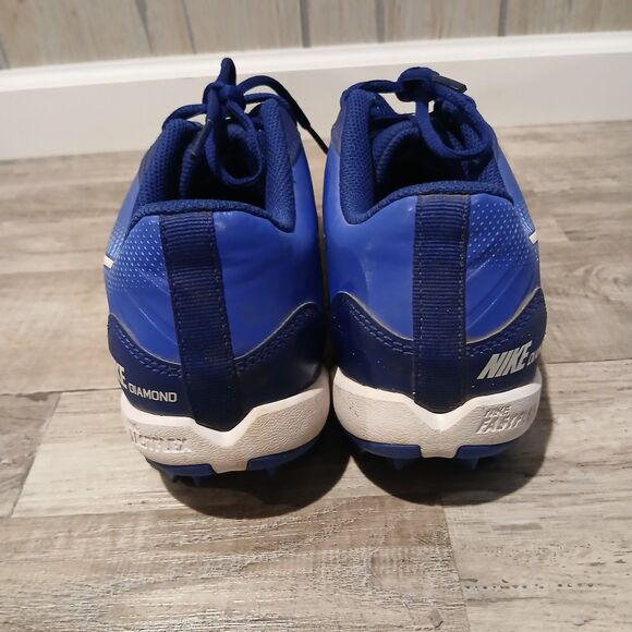 NIKE Alpha Hurricane 4 Keystone Hyper Royal Blue Baseball Cleats Men's Size 8 - Picture 5 of 9